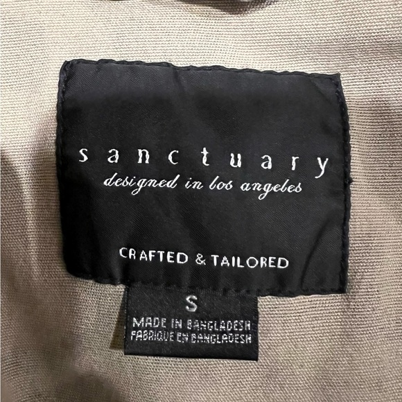 Sanctuary Below Hip‎ Green Camo Jacket Sz S - Picture 3 of 5